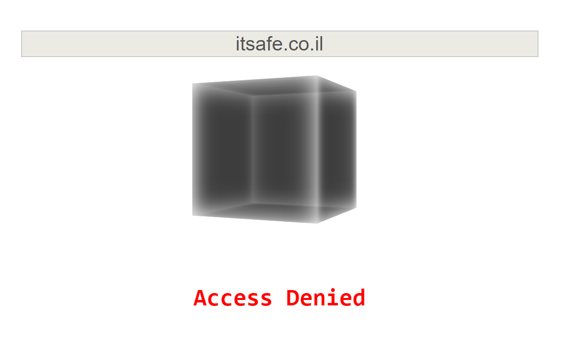 Digitar um código incorreto nos mostrará Access Denied